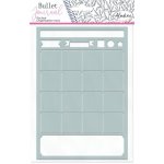 Šablona Aladine Bullet Journal Kalendárium 19 x 13 cm – Zboží Dáma