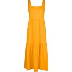 Urban Classics Dámské dlouhé letní šaty Valance žlutá – Zboží Mobilmania