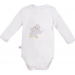 EEVI Body zavinovací s dlouhým rukávem NEWBORN bílé Bílá Newborn – Hledejceny.cz