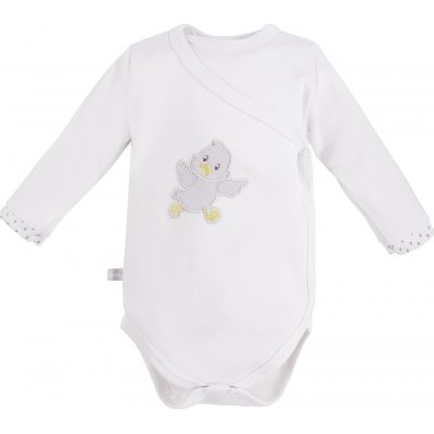 EEVI Body zavinovací s dlouhým rukávem NEWBORN bílé Bílá Newborn – Hledejceny.cz