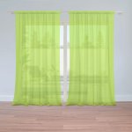 Sablio Záclony Limetková: 2ks 150x250cm – Hledejceny.cz