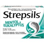 STREPSILS MENTOL A EUKALYPTUS ORM 0,6MG/1,2MG PAS 24 – Hledejceny.cz
