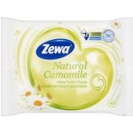 ZEWA Natural Camomile vlhčený bílý 42 ubrousků – Zboží Mobilmania