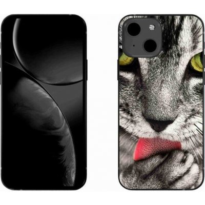 Pouzdro mmCase Gelové iPhone 13 6.1 - zelené kočičí oči – Zboží Mobilmania