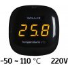 Měřiče teploty a vlhkosti Willhi WH1510A Vestavný digitální teploměr -50 ~ 110 ℃ 220V