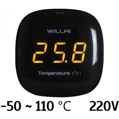 Willhi WH1510A Vestavný digitální teploměr -50 ~ 110 ℃ 220V – Zboží Mobilmania