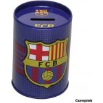 Pokladnička Barcelona FC plechový barel výška 10 cm průměr 7,5 cm – Zboží Dáma