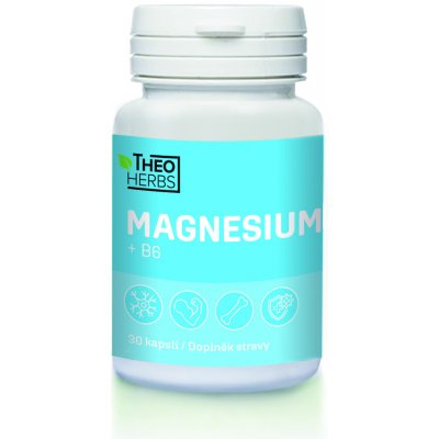 Theo Herbs Magnesium + B6 30 kapslí