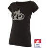 Dámská Trička bambusové tričko prodloužené cats černá