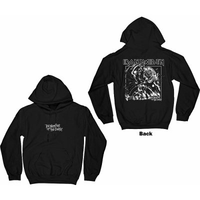 Iron Maiden Unisex Pullover Hoodie: Number Of The Beast One Colour back Print – Zboží Mobilmania