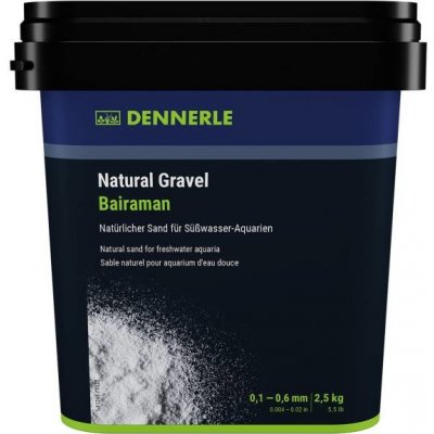 Dennerle přírodní štěrk Bairaman 0,1-0,6 mm 2,5 kg – Hledejceny.cz