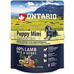 Ontario Puppy Mini Lamb & Rice 0,75 kg – Hledejceny.cz