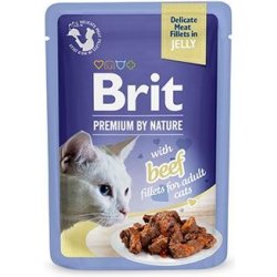 Brit Premium Cat D Fillets in Jelly with Beef 24 x 85 g