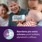 Philips Avent Natural Response transparentní s ventilem AirFree 260 ml – Hledejceny.cz