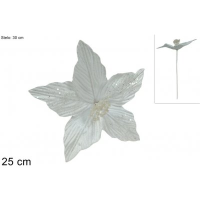 PROHOME - Květ vánoční 25cm zápich – Hledejceny.cz