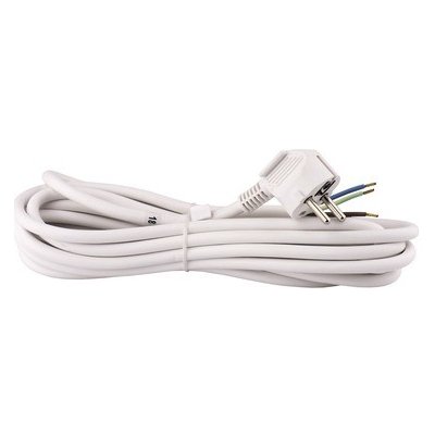Napájecí kabel Emos Flexo 3x1,5-H05VV-F 5m bíla – Zboží Mobilmania