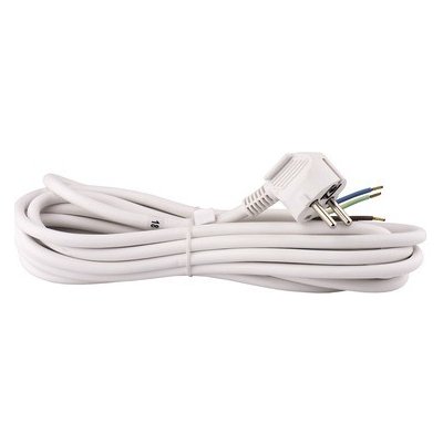 Napájecí kabel Emos Flexo 3x1,5-H05VV-F 5m bíla – Zboží Živě