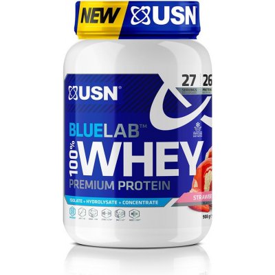 USN BlueLab 100% Whey Protein Premium 908 g jahoda