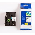 Páska Brother TZE-261, 36mm, bílá/černá, laminovaná, délka 8m – Zboží Živě