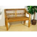 Divero 2164 dřevěná zahradní lavice pro 2 osoby ve starožitném designu