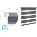 Zebra-shop Den a noc komplet zatemňující Grafit melír BH 2909 150x30 cm vpravo – Zboží Mobilmania