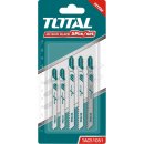 TOTAL-TOOLS TAC51051 Plátky do přímočaré pily, mix plátků, 5ks