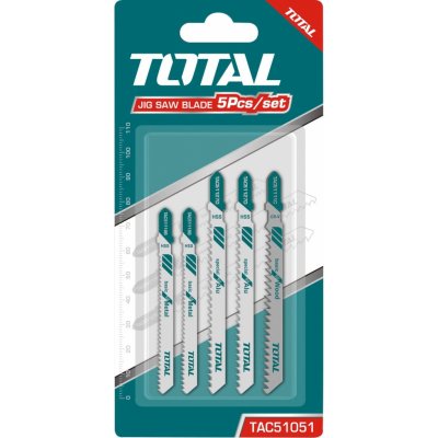 TOTAL-TOOLS TAC51051 Plátky do přímočaré pily, mix plátků, 5ks