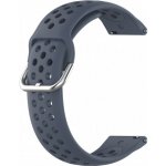 BStrap Silicone Dots řemínek na Samsung Galaxy Watch 3 41mm, dark gray SSG013C05