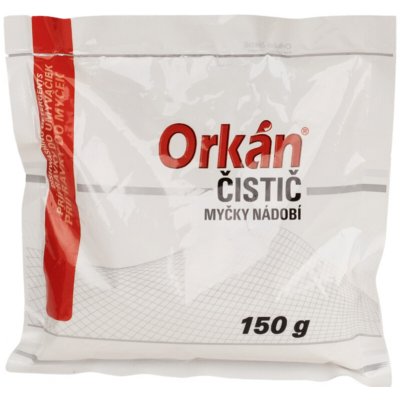 Orkán práškový čistič myčky 150 g – Zbozi.Blesk.cz