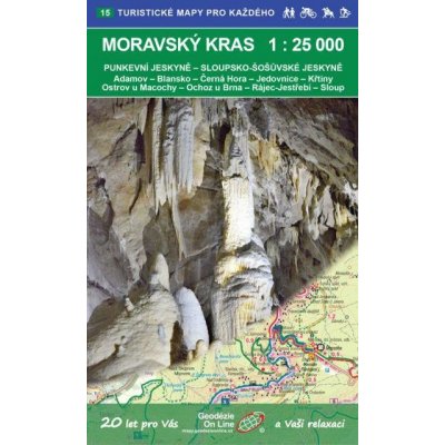 Moravský kras 1:25 000 (2020, 3. vydání, GOL_15) – Hledejceny.cz