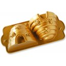 Nordic Ware forma bábovka včelí úl 3D 2,3 l zlatá