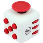 FIDGET CUBE 3,5 x 3,5 cm Červená bílá – Hledejceny.cz