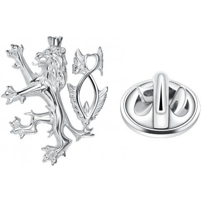 Olivie stříbrná brož ČESKÝ LEV 7491 – Zboží Dáma