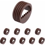 Walteco Kování pro zavěšení skříňky pr. 20 x 8,4 mm plast, hnědý, 2 ks 90707 – Hledejceny.cz