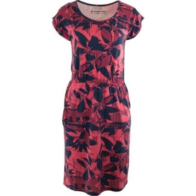 Alpine Pro AXERA Dámské šaty růžová – Sleviste.cz