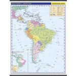 Jižní Amerika -školní- politická - nástěnná mapa - 1:10 000 ... – Zboží Mobilmania