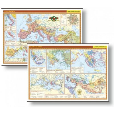 Kartografie PRAHA, a. s. Starověké Řecko a Řím – sada nástěnných map