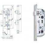 Hobes WC 60/90 mm P/L bílý zinek – Zboží Mobilmania