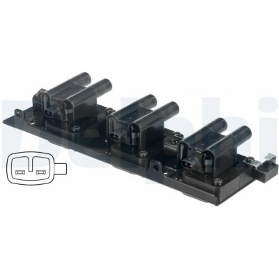 Zapalovací cívka DELPHI GN10464-12B1 (GN1046412B1) – Hledejceny.cz