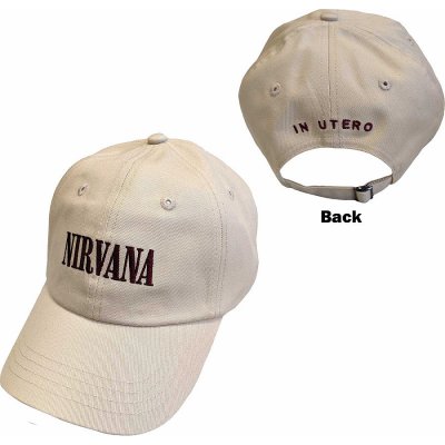 Nirvana Unisex Baseball Cap Text Logo In Utero – Hledejceny.cz