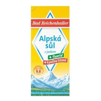 Bad Reichenhaller alpská sůl s jodem a fluoridem 500 g