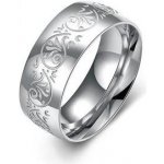 Šperky4U Ocelový prsten s ornamenty OPR0091 – Zboží Mobilmania