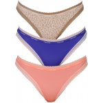 Calvin Klein 3PACK dámská tanga vícebarevné QD3802EW4V – Hledejceny.cz