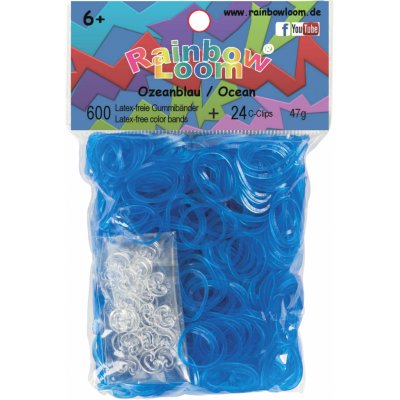 RAINBOW LOOM Original gumičky 600 kusov svetlomodrá – Zboží Dáma