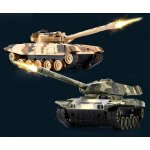 Teddies Tank Tanková bitva RC RTR 2ks 27MHZ a 40MHz maskáč 1:32 – Zboží Mobilmania