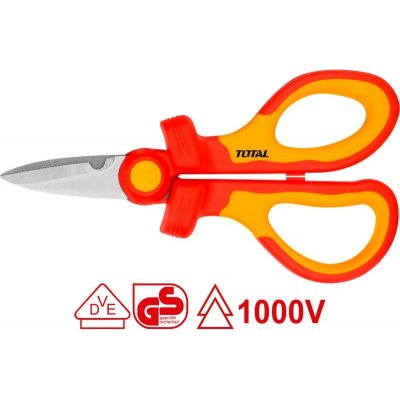 TOTAL THISS1601 elektrikářské nůžky 1000V VDE industrial – Zboží Mobilmania