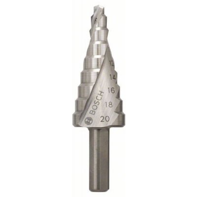 Stupňovitý vrták HSS 4 - 20 mm, 8,0 mm, 70,5 mm BOSCH 2608597519 – Zboží Mobilmania