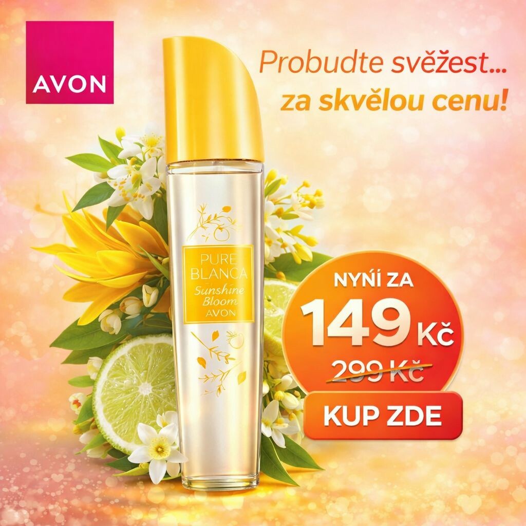 Avon Pur Blanca Sunshine Bloom toaletní voda dámská 50 ml