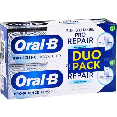 Oral-B Repair Gentle Whitening 2 x 75 ml – Hledejceny.cz