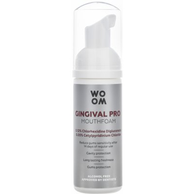 WOOM ústní pěna GINGIVAL PRO s CHX 50 ml – Hledejceny.cz